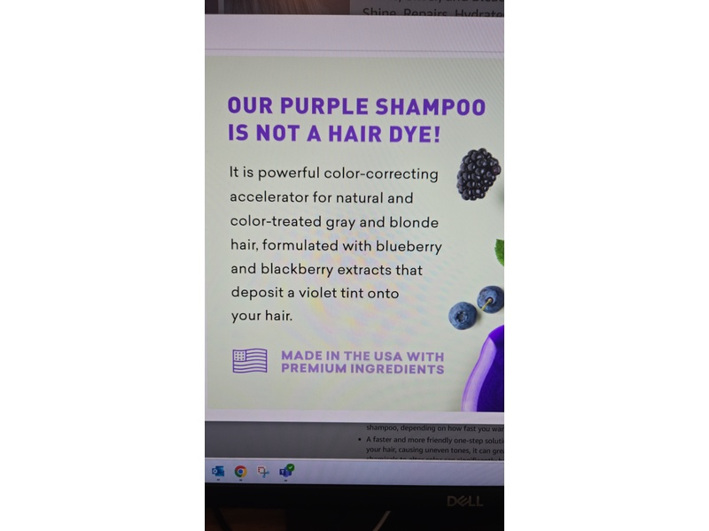 Just Nutritive Purple Shampoo, 8 fl oz/1236.58 mL