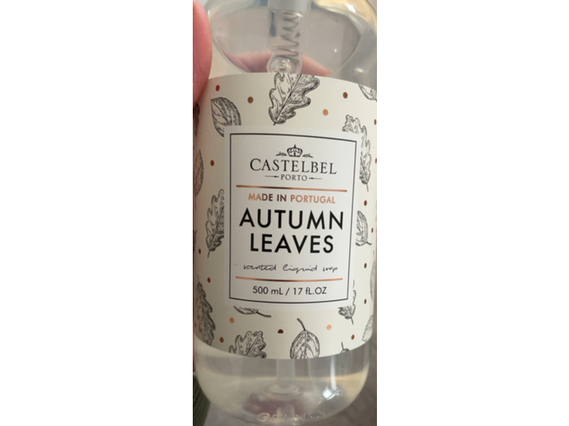 Castelbel Autumn Leaves Scented Liquid Soap, 17 fl oz/500 mL