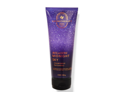 Bath & Body Works Aromatherapy Body Cream, Relaxing Midnight Sky, 8 oz/226 g