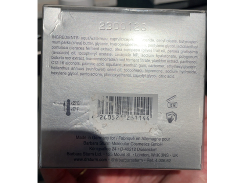 Dr.Barbara Strum Super Anti-Aging Face Cream, 1.69 fl oz/50 mL