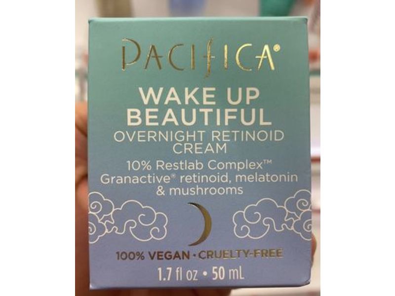 Pacifica Overnight Retinoid Cream, Wake Up Beautiful,1.7 fl oz/50 mL