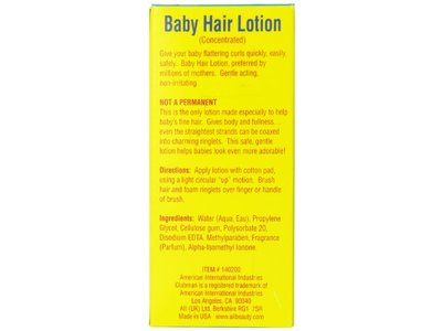clubman baby hair lotion