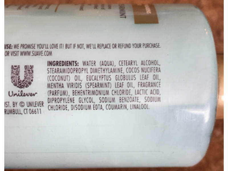 Suave Aroma Collection Revitalizing Conditioner, Eucalyptus & Spearmint, 13.5 fl oz/400 mL