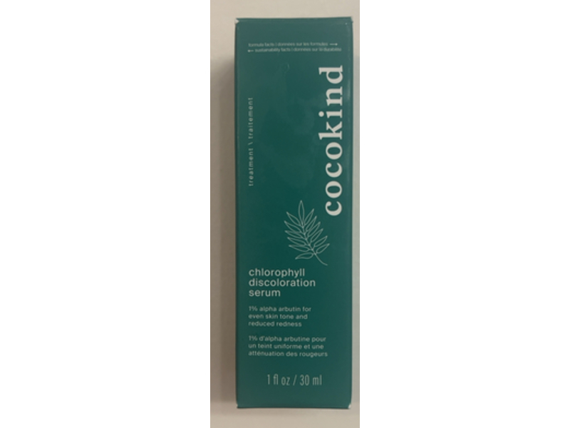 Cocokind Chlorophyll Discoloration Serum, 1 fl oz/30 mL