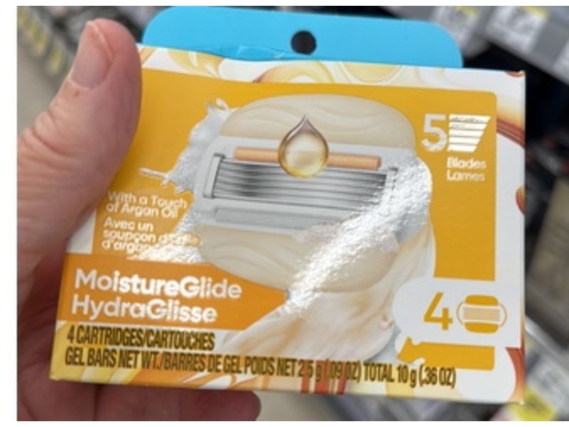 Venus MoistureGlide Razor Blades, 0.9 oz/2.5 g, 4 Count