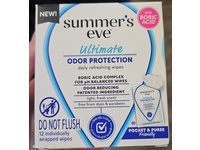 Summer's Eve Ultimate Odor Protection Daily Refreshing Wipes, Boric Acid, 12 Count - Image 3