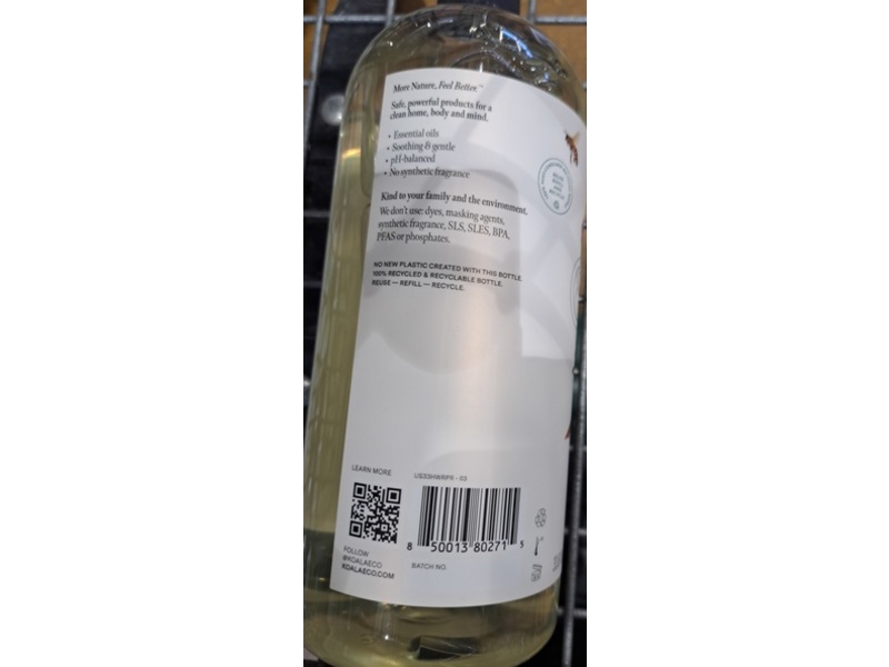 Koala Eco Hand Wash Refill, Australian Rosalina & Peppermint Essential Oil, 34 oz/1 L