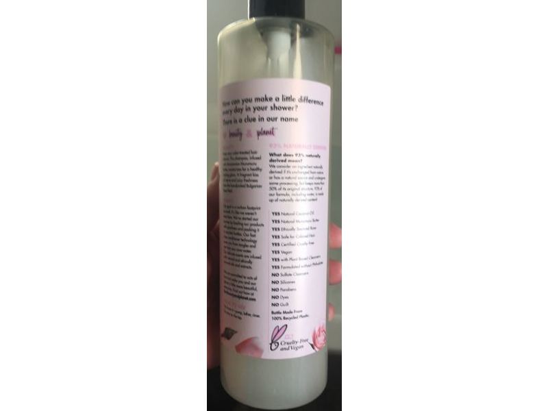 Love Beauty And Planet Blooming Color Sulphate Free Shampoo, Murumuru Butter & Rose, 20.25 fl oz/600 mL