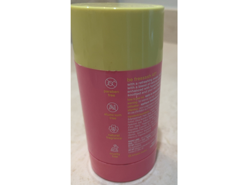 B.Fresh Fressssh AF! Deodorant, Grapefruity Good, 2.64 oz/75 mL
