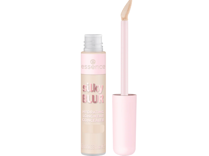 Essence Silky Blur Hydrating Longwear Concealer, 50, 0.33 fl oz/10 mL