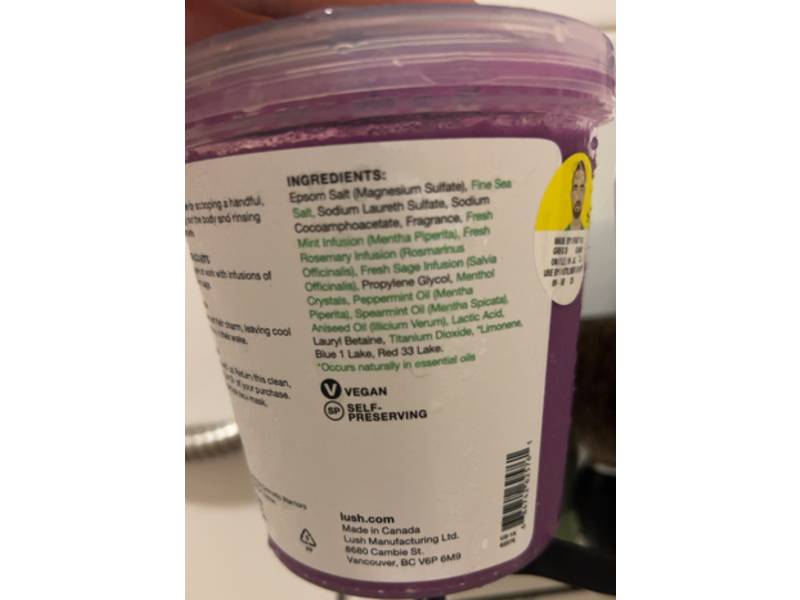 Lush Magic Crystals Body Scrub, 22 oz/650 g