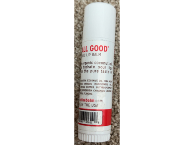 It's All Good Coconut Organic Lip Balm, Mai Tai, 0.50 oz