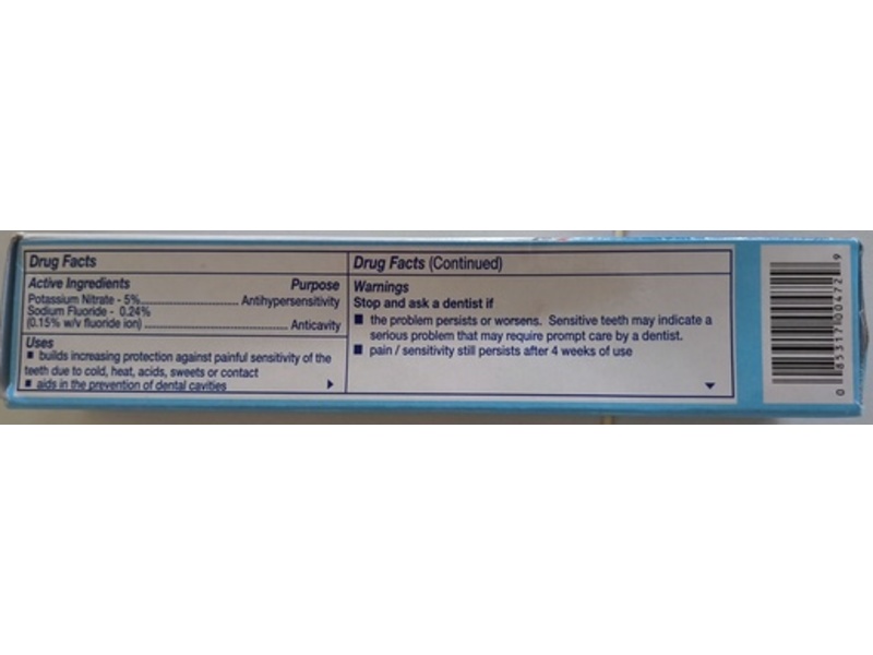 Freshmint Sensitive Anticavity Fluoride Toothpaste, Fresh Mint, 4.3 oz/122 g, Pack Of 6