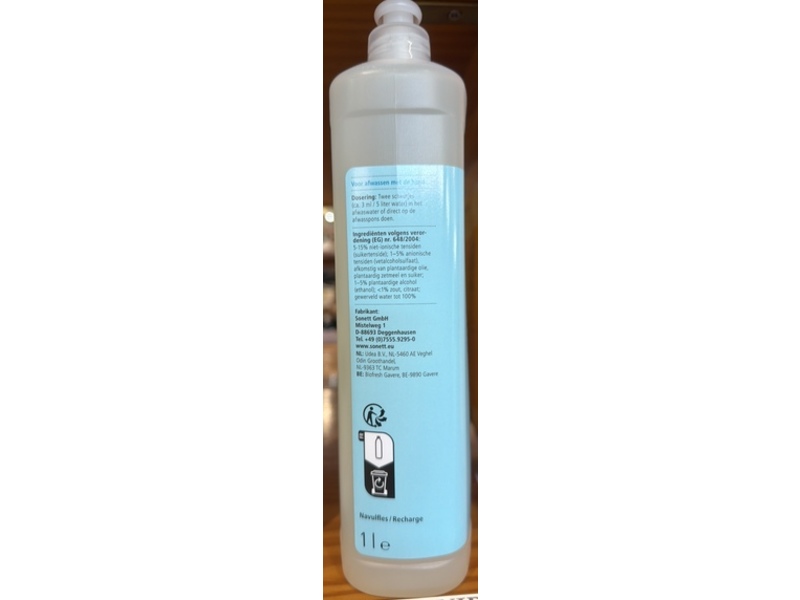 Sonette Afwasmiddel Sensitief Liquide, 1 L