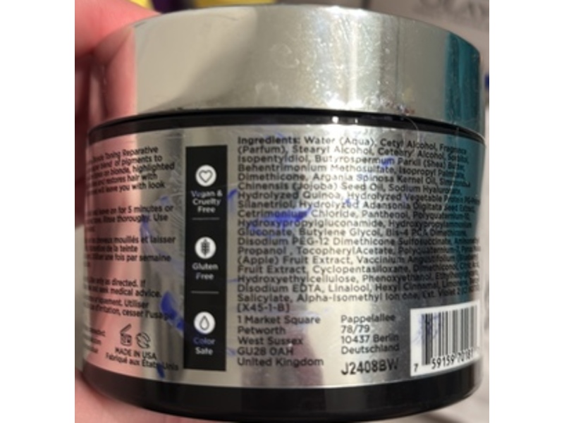 XMONDO Supernova Blonde Toning Reparative Mask, 8 fl oz/237 mL