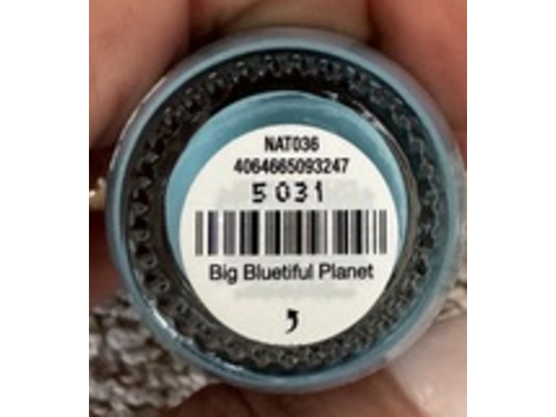 OPI Nature Strong Nail Lacquer, Big Bluetiful Planet, 0.5 fl oz/15 mL