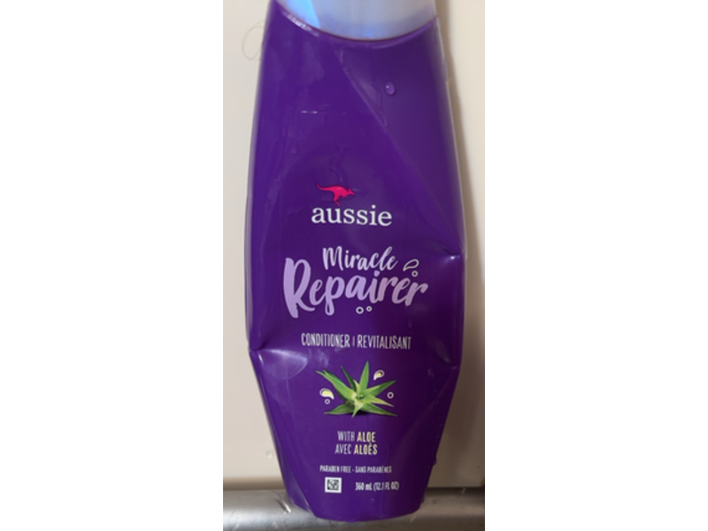Aussie Miracle Repairer Conditioner, Aloe, 12.1 fl oz/360 mL