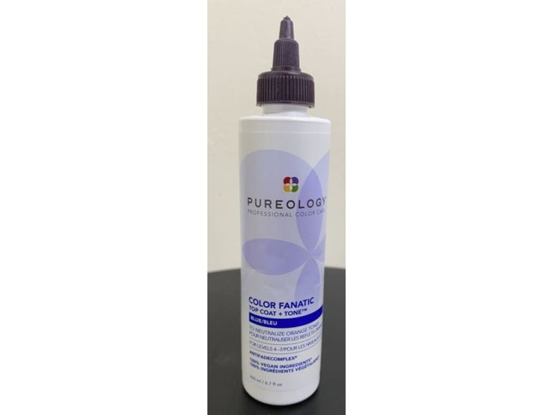 Pureology Color Fanatic Top Coat + Tone, Blue, 6.7 fl oz/200 mL