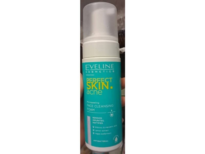 Eveline Cosmetics Face Cleanser, Perfect Skin Acne, 5.28 fl oz/150 mL