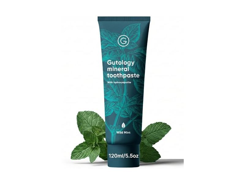 Gutology Mineral Toothpaste, Wild Mint, 5.5 oz/120 mL