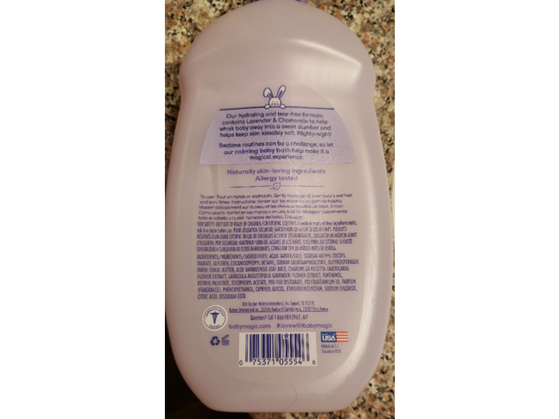 Baby Magic Calming Bath, Tear-Free, Lavender & Chamomile, 30 fl oz/887 mL