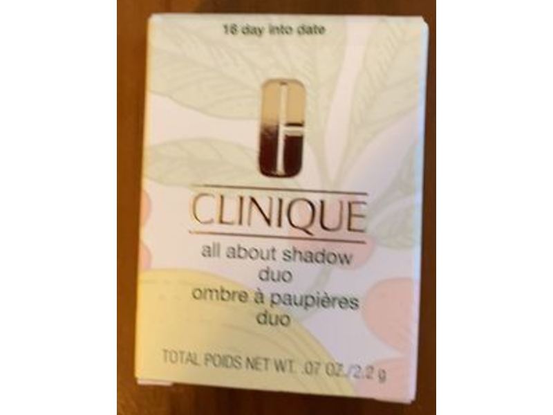 Clinique All About Eye Shadow Duo, Day Into Date, 0.07 oz/2.2 g