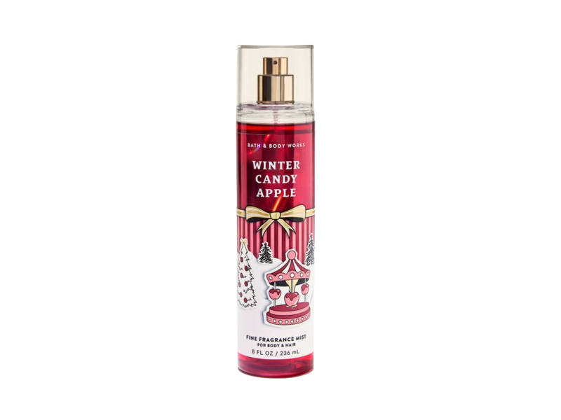 Bath & Body Works Fine Fragrance Mist, Winter Candy Apple, 8 fl oz/236 mL.