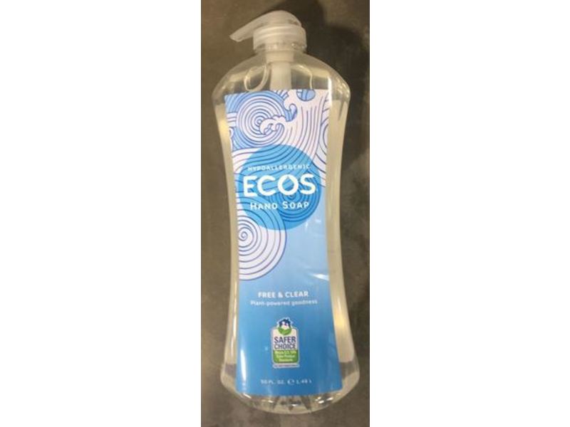 ECOS Hand Soap, Free & Clear, 1.7 fl oz/503 mL