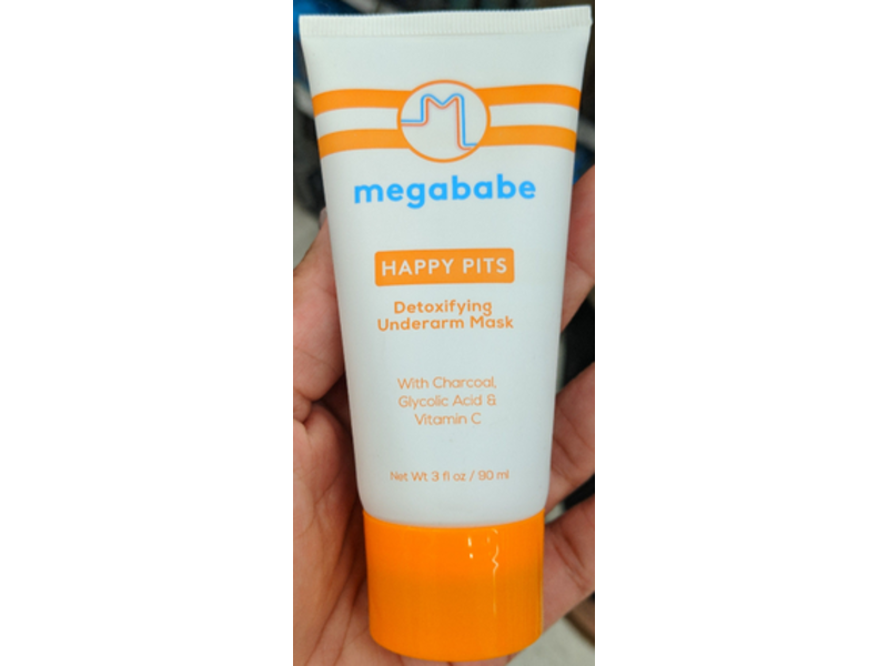 Megababe Happy Pits Detoxifying Underarm Mask, 3 fl oz/90 mL