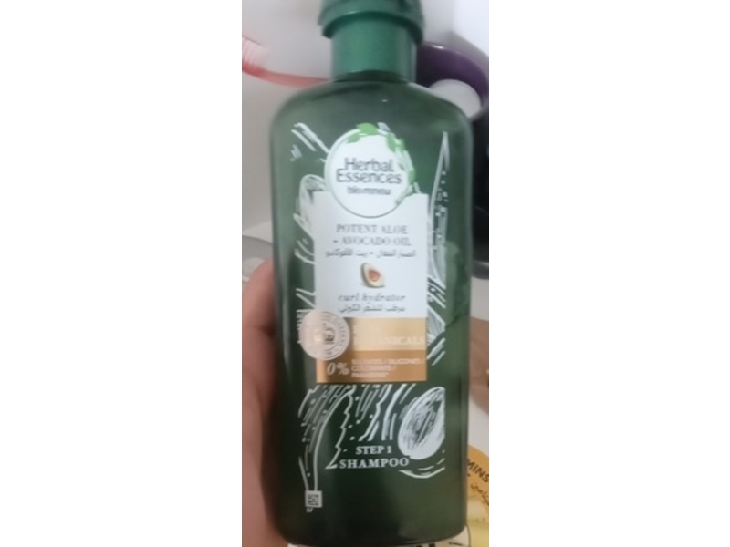 Herbal Essences Curl Hydrator Shampoo, Potent Aloe + Avocado Oil, 400 mL