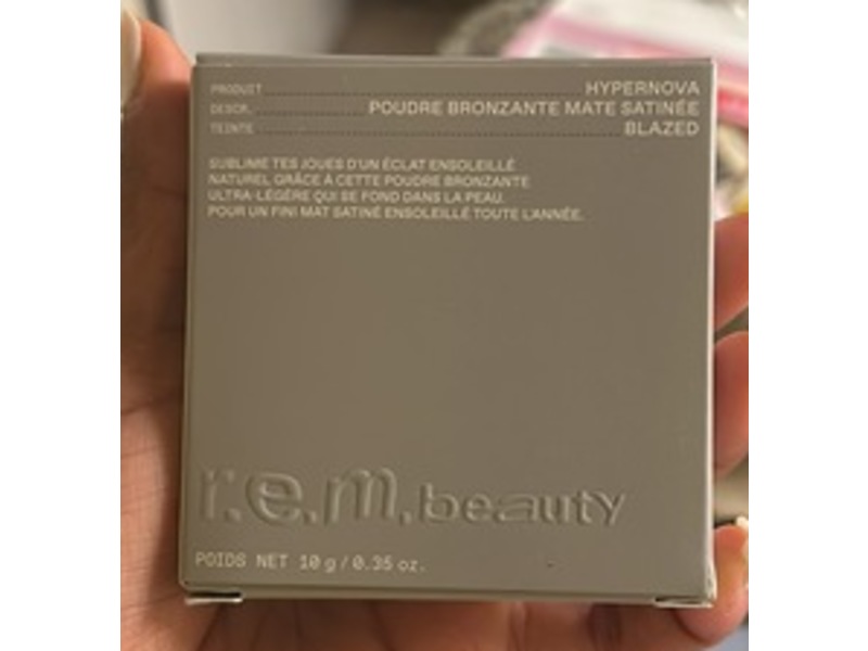 R.E.M Beauty Hypernova Satin Matte Bronzer, Blazed, 0.35 fl oz/10 g
