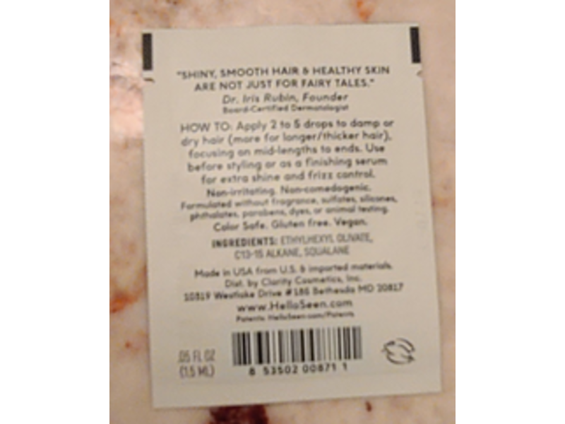 SEEN Magic Serum, Fragrance Free, 0.05 fl oz (0.5 mL)