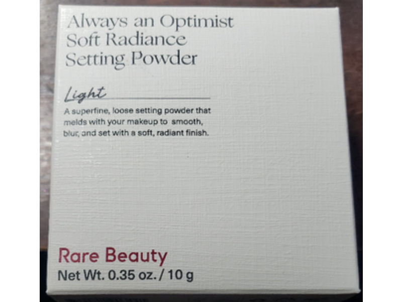 Rare Beauty Always An Optimist Soft Radiance Setting Powder, Light, 0.35 oz/10 g