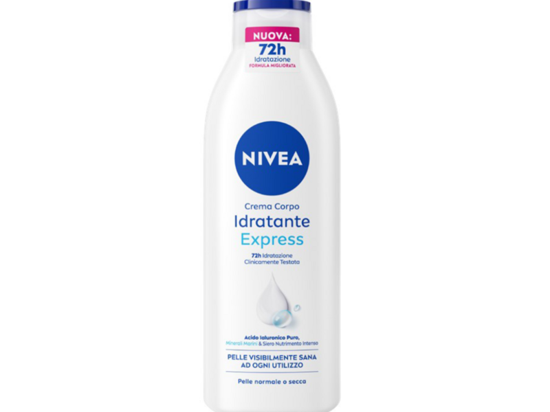 Nivea Express Moisturizing Body Cream, 250 mL