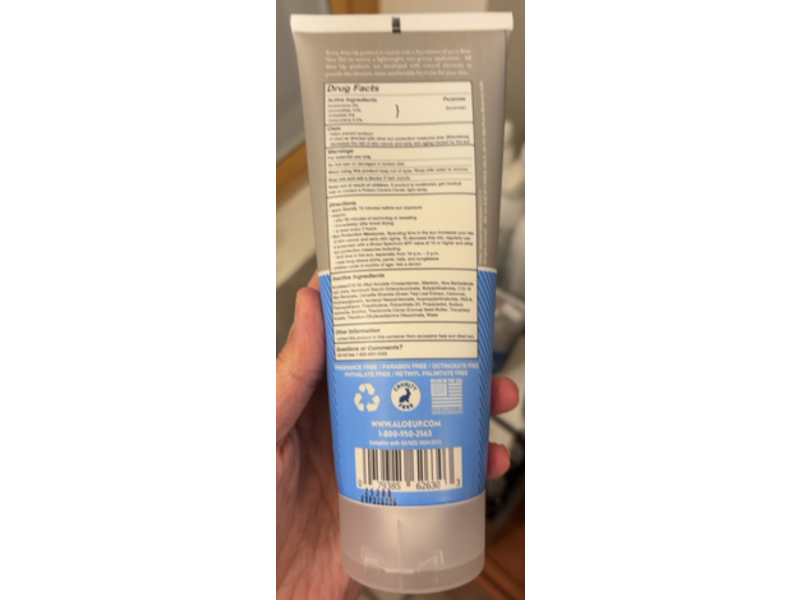 Aloe Up Sport Sunscreen Lotion, SPF 30, 6 fl oz/177 mL