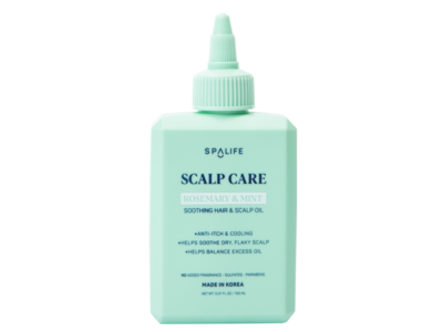 Spalife Soothing Hair & Scalp Oil, Rosemary & Mint, 5.07 fl oz/150 mL