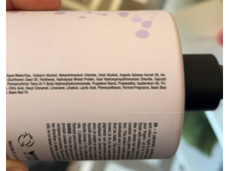 Maria Nila Colour Refresh Non-Permanent Color Masque, Lavender, 10.1 fl oz/300 mL