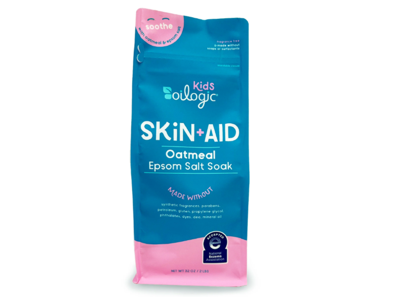 Oilogic Kids Skin + Aid Epsom Salt Soak, Oatmeal, 3.2 oz