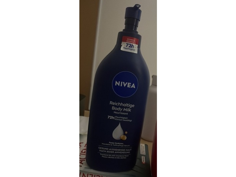 Nivea Body Milk, Pure Hyaluron, 625 mL