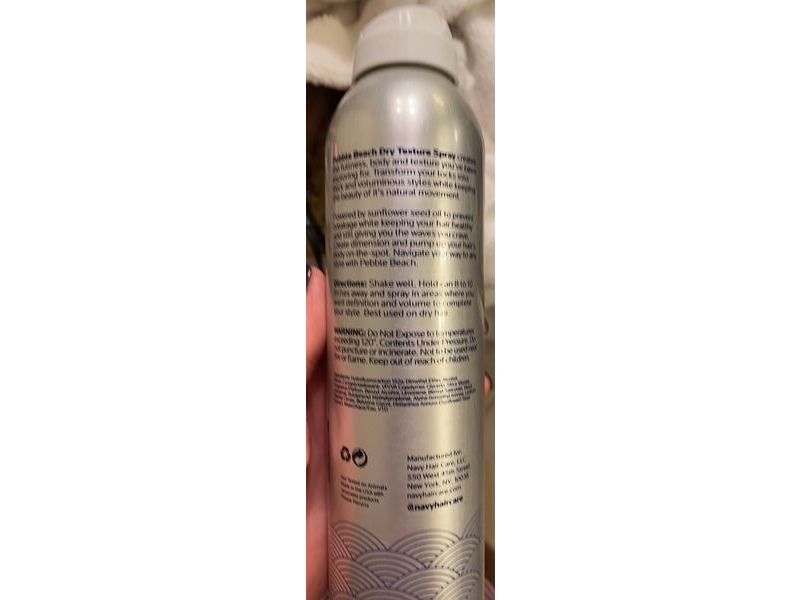 Navy Pebble Beach Dry Texture Spray, 7 fl oz/207 mL
