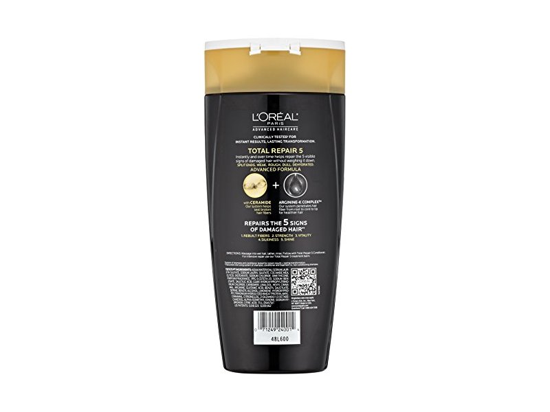 L'Oreal Paris Advanced Haircare Total Repair 5 Restoring Shampoo, 25.4 Fl Oz
