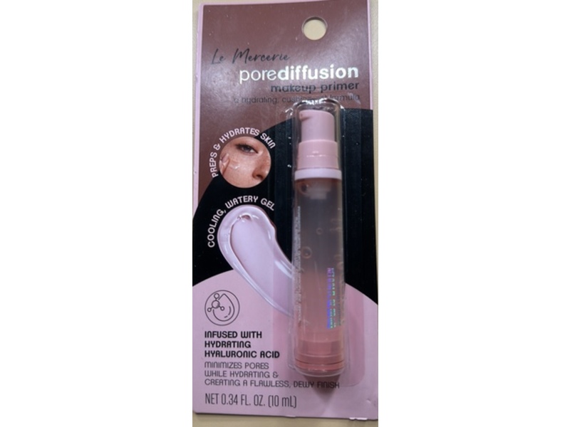 Le Mercerie PoreDiffusion Makeup Primer, Hyaluronic Acid, 0.34 fl oz/10 mL