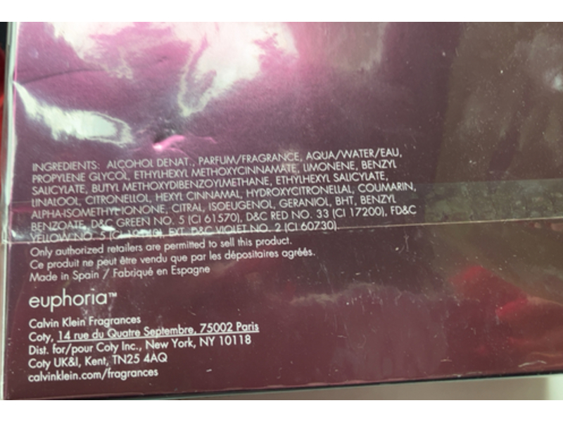 Calvin Klein Eau De Parfum Spray, 3.3 fl oz/100 mL