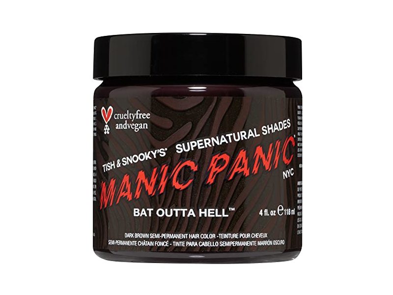 Manic Panic Semi-Permanent Hair Color, Bat Outta Hell, 4 fl oz/118 mL