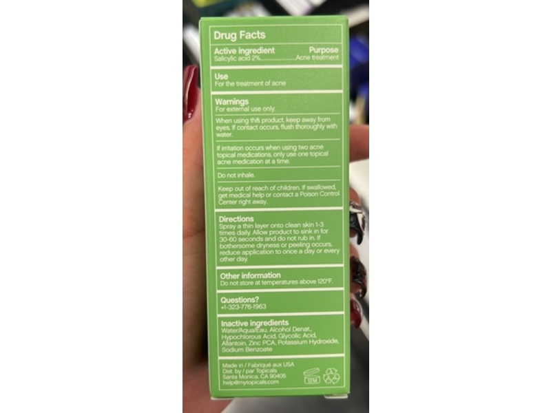 Topicals Clearly Clarifying & Calming Mist, 3.4 oz/100 mL