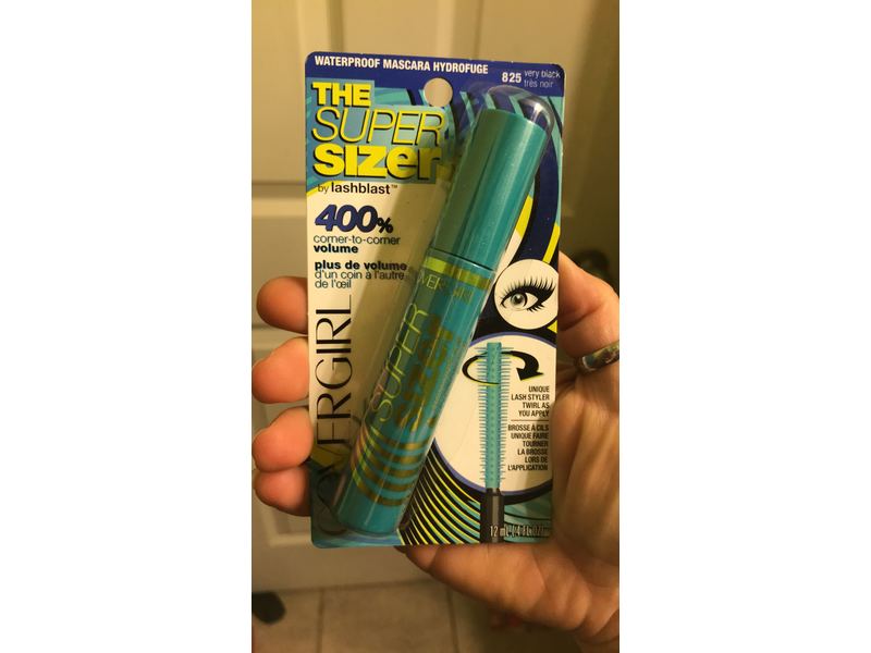 CoverGirl LashBlast The Super Sizer Mascara Waterproof, 825 Very Black, 12 ml