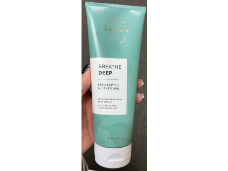 Bath & Body Works Ultimate Hydration Body Cream, Eucalyptus Lavender, 8 oz/226 g