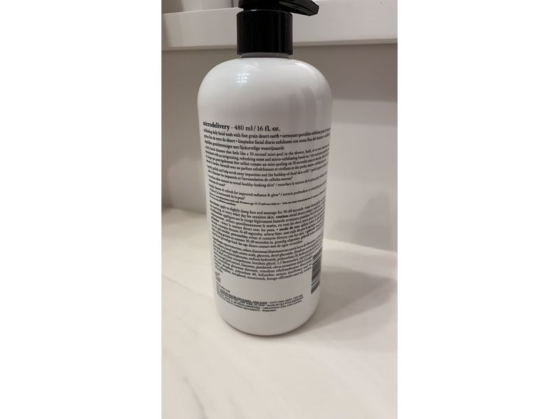 philosophy Microdelivery Face wash, 16 Oz