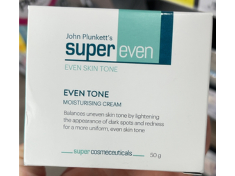 John Plunkett Even Tone Moisturising Cream, 50 g