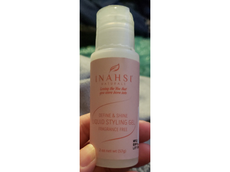 Inahsi Naturals Liquid Styling Gel, Define & Shine, 2 oz/57 g
